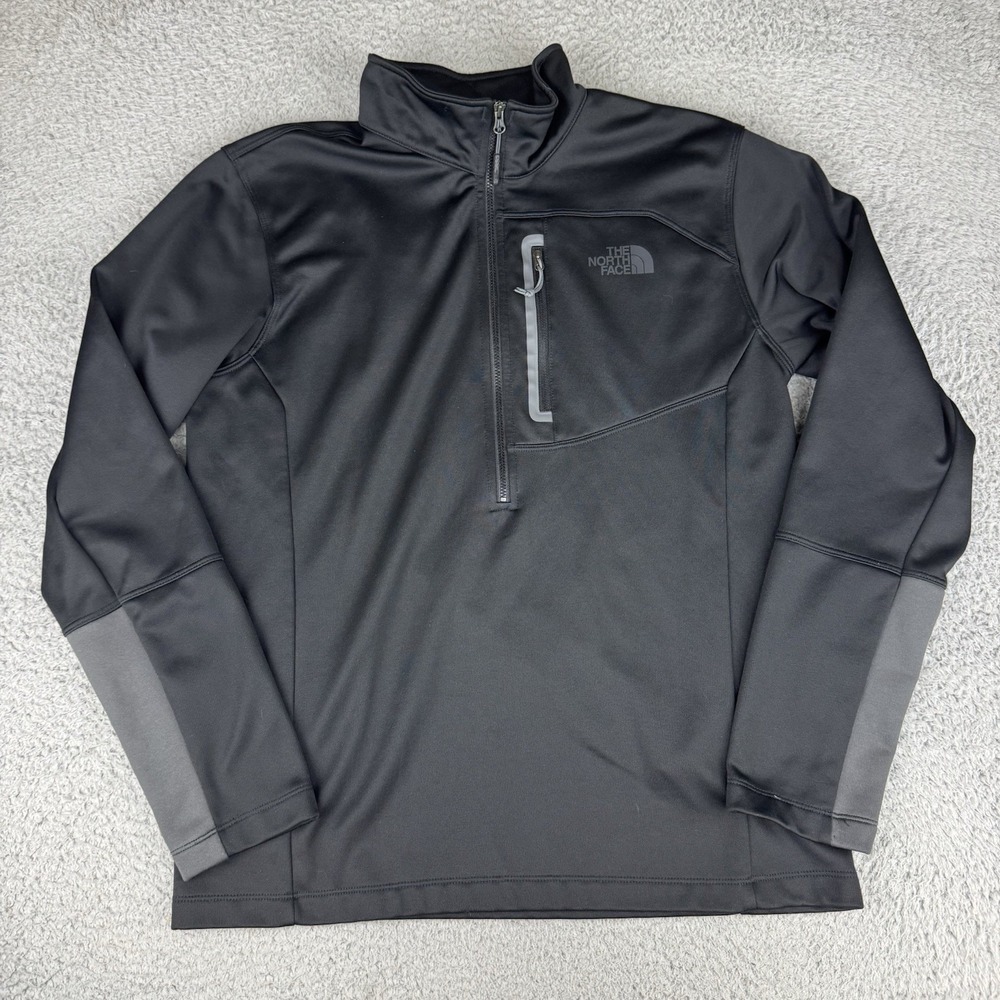 The North Face‎ Canyonland 1/2 Zip Pullover Men's Medium Black/Gray